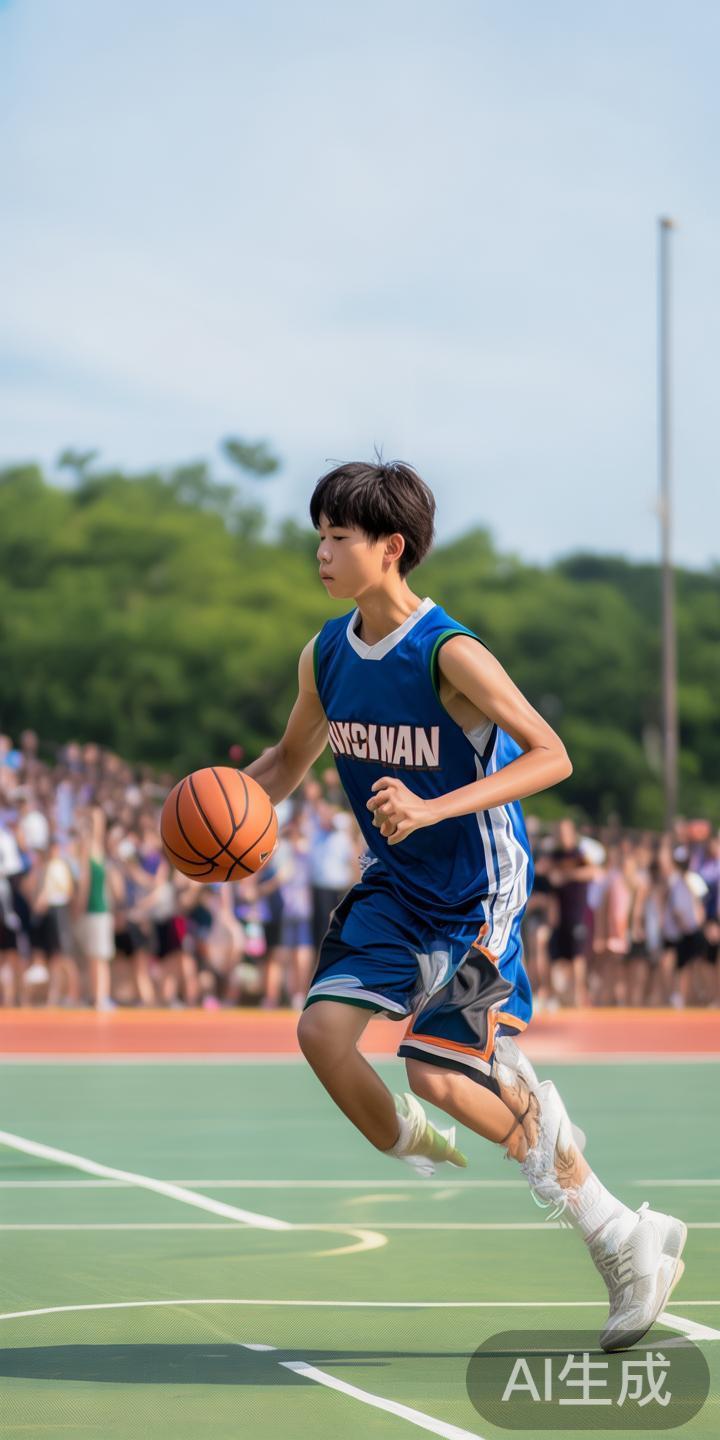 以某地一名15岁的篮球少年为例，他在江南体育的专业